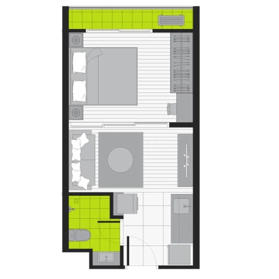 Condo for rent, A Space Mega, room ready to move in. Complete facilities Let me tell you, don't miss it.