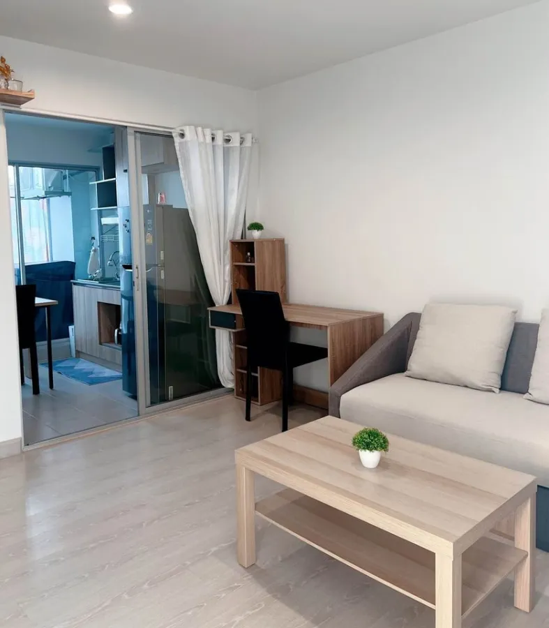 For rent, The Niche ID Rama 2, 7th floor, private corner room, nice room, plus a very good price. Book now. Urgent.