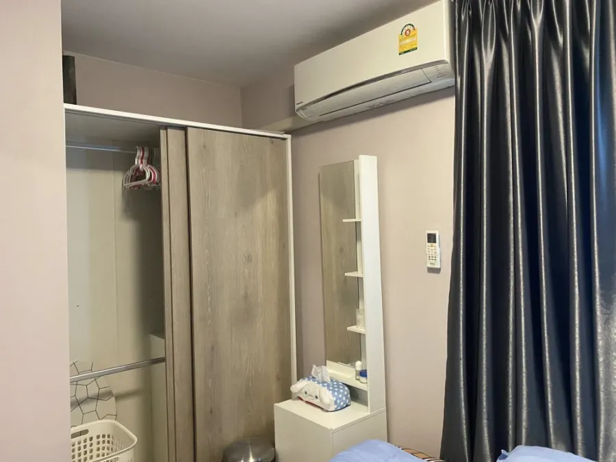 For rent: Plum Condo Chaengwattana Station, Phase 3, 2nd floor, fully furnished, reserve now, urgent!