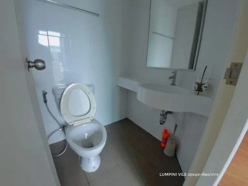 Condo for rent Lumpini Ville On Nut-Phatthanakan 1 bedroom 1 bath beautiful room, fully furnished, ready to move in, book now