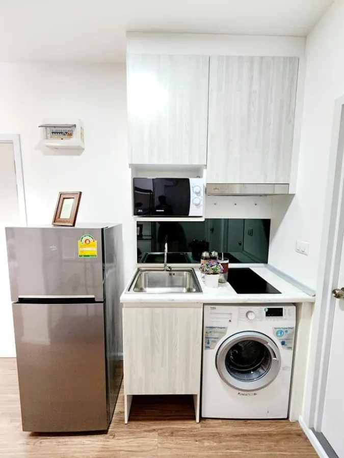 For rent: Notting Hill Sukhumvit-Phraeksa, open view, fully furnished, lots of storage space, urgent