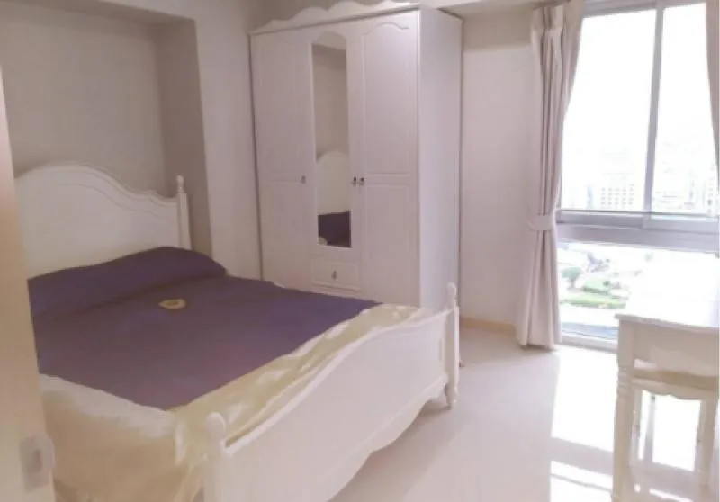 My Resort Bangkok for rent, very beautiful room, elegant decoration, clean white tone. pleasant atmosphere Don't miss out on renting.