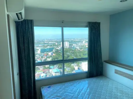 Condo for sale / rent, Lumpini Ville Nakhon In-River View, 26th floor, very good view, very good price, not booking is a big mistake.