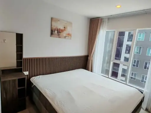 Condo for rent: Regent Home Bangna, 18th floor, Building A, east side, view of BITEC, convenient, complete in one place, reserve now.