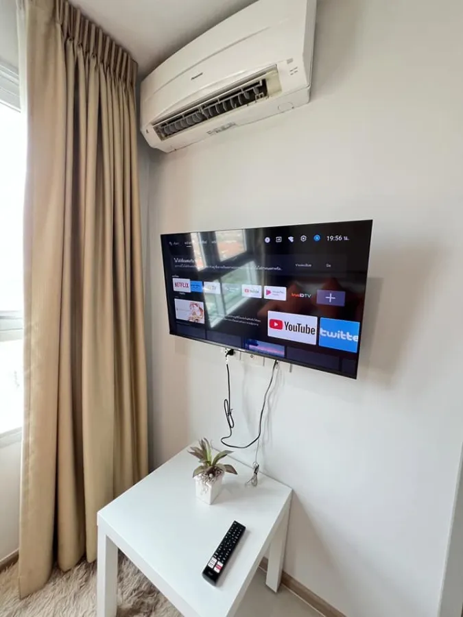 For rent, Rich Park @ Chao Phraya, 9th floor, beautiful room, fully decorated, ready to move in, just bring your bags, don't miss it.