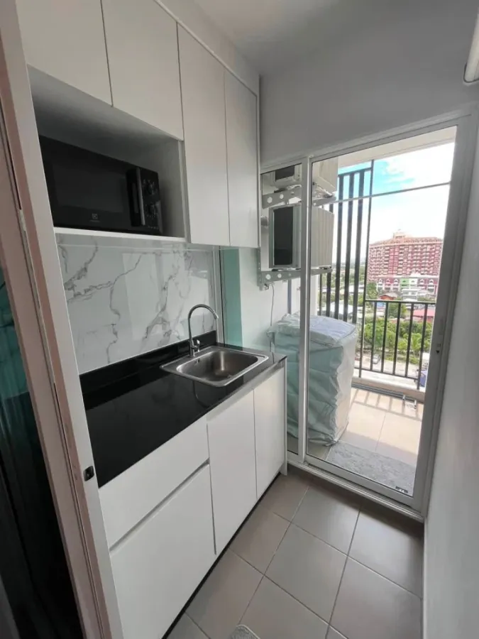 For rent: Regent Home Bangna, 10th floor, unobstructed view, fully furnished, ready to move in. Book now!