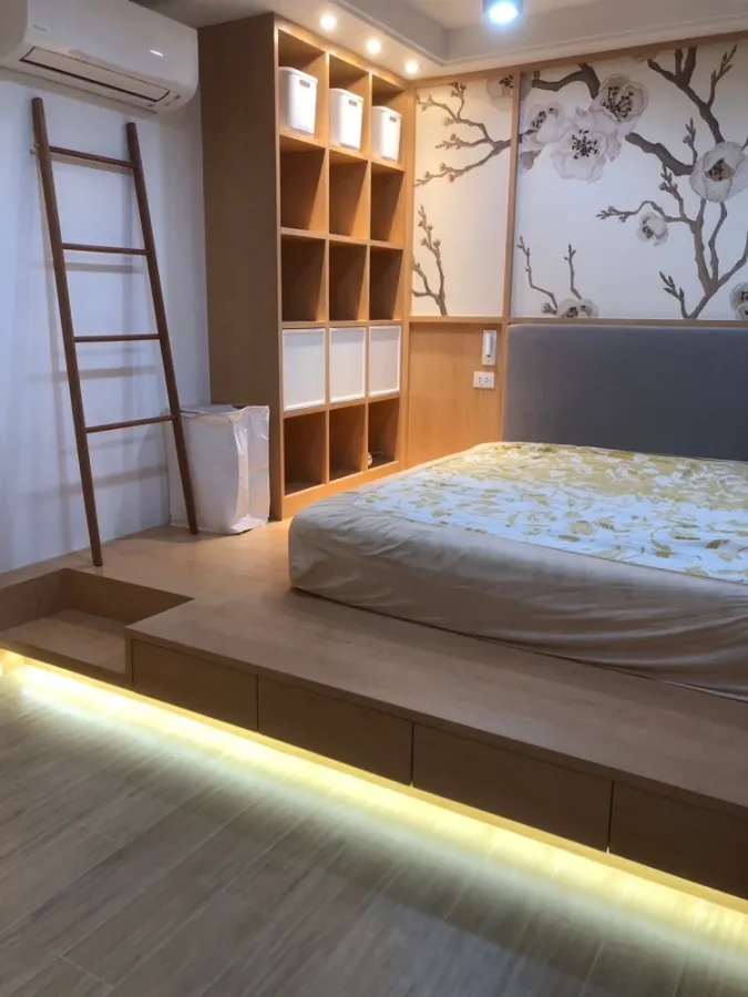 For rent!! Regal Sathorn Narathiwat, 22nd floor, beautiful room, newly renovated, Muji style, fully furnished, ready to move in. Don't miss out!!