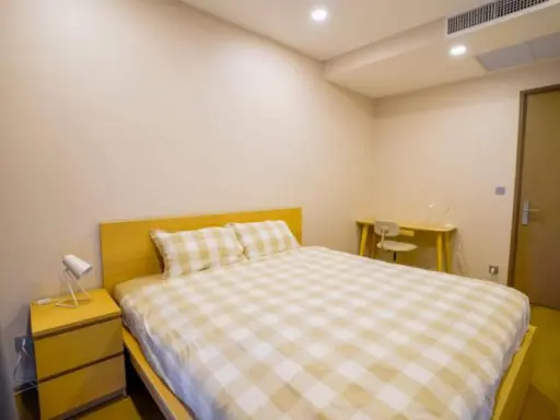 Condo for sale, Ashton Chula-Silom, decorated in minimal style, simple, pleasant, 2 bedrooms, 1 bath, urgently interested.