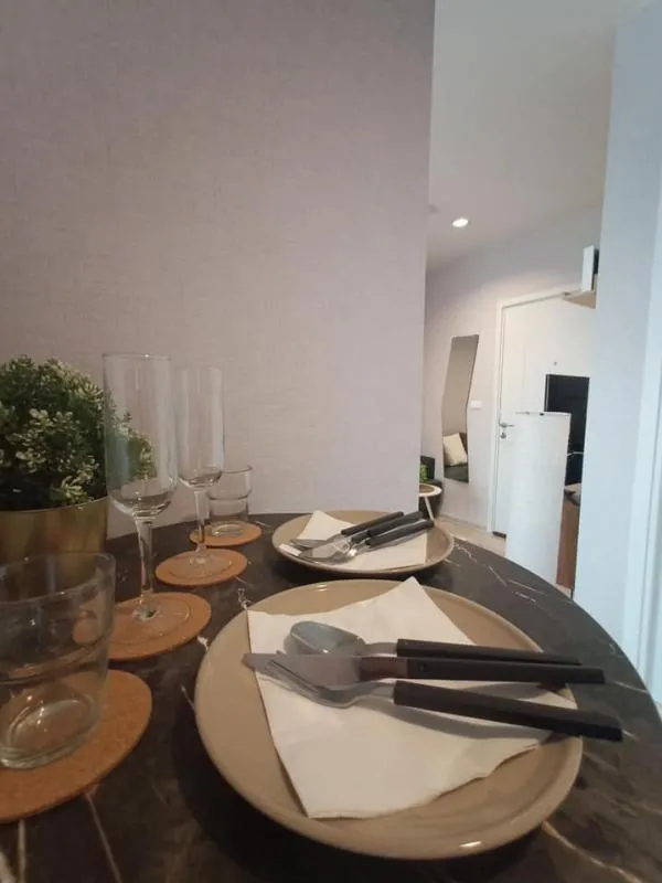 For Rent คอนโดพลัมรามคำแหงสเตชั่น ชั้น 24 วิวสวยมากไม่มีตึกบัง ตกแต่งฟินเฟ่อใครๆก็ชอบบบบ