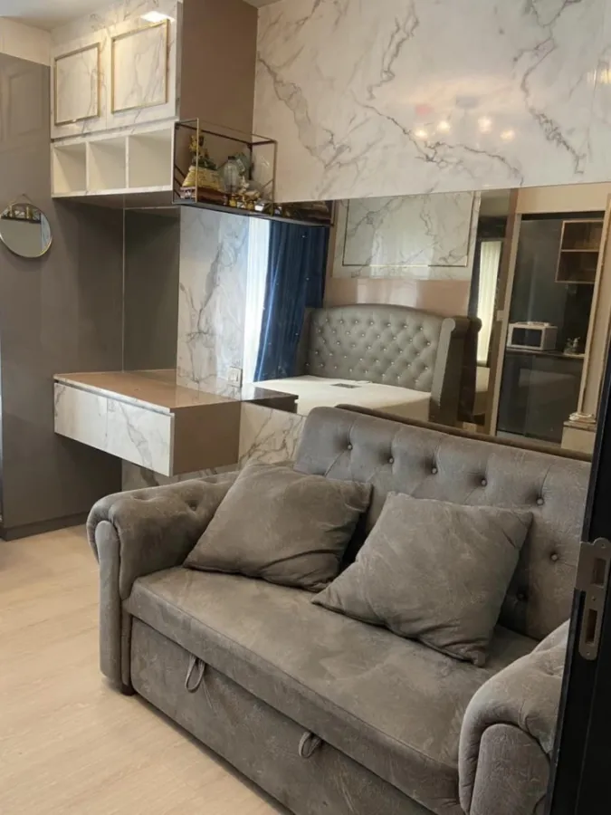For sale, for rent, The Tree Din Daeng, Ratchaprarop, furnished room, ready to move in, well-built-in, complete here, just come with yourself and you
