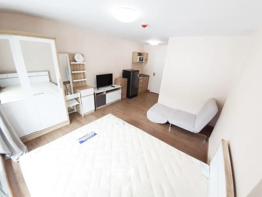 ปล่อยเช่า Plum condo พหลโยธิน 89 ห้องสตูดิโอ พร้อมเครื่องใช้ไฟฟ้าครบชุด ราคานี้ไม่จองพลาดมาก