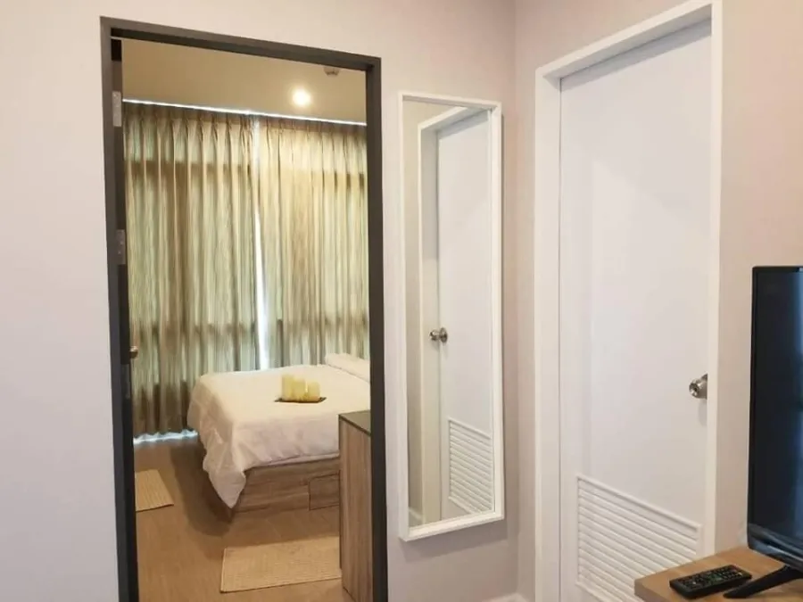 For rent, Metro Sky Prachachuen, 1 bed, 1 bath, 15th floor, comes with facilities. You can only come in.