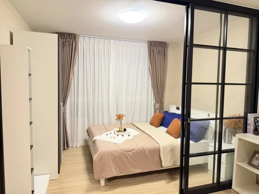 Plum Condo Paholyothin 89 for sale, 8th floor, beautiful unit, fully furnished. Book now, don't miss out!
