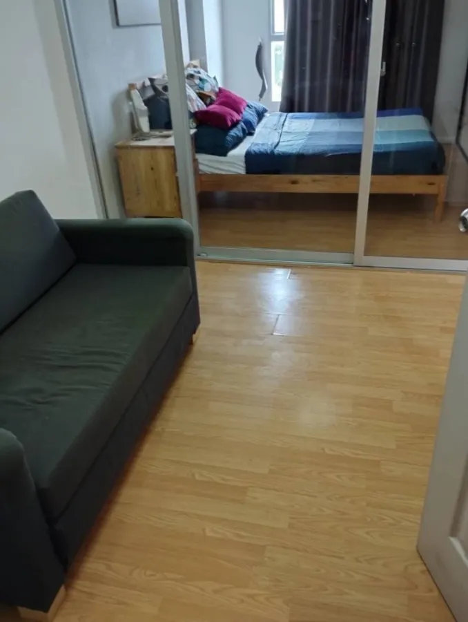 Condo for rent, The Parkland Light Sukhumvit-Paknam, beautiful room, fully furnished, complete electrical appliances, urgently