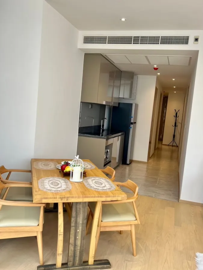 Condo for sale, Ashton Asoke-Rama 9, corner room, high floor, beautiful view, view of the heart of Rama 9, don't miss it.