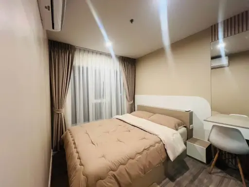 For rent: Regent Home Bangna project. Rooms are partitioned into separate, clearly defined zones. Great value! Book now, don't miss this opportunity!