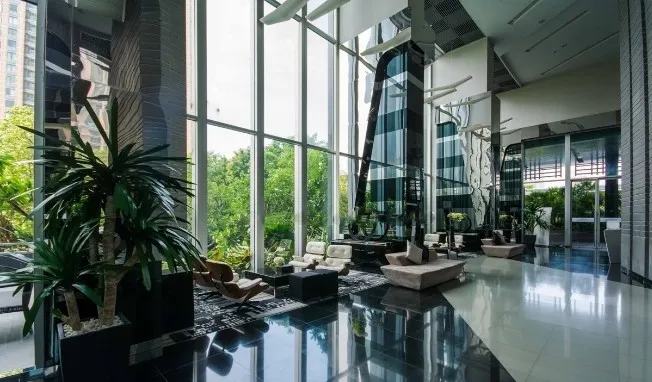 For rent!! Condo The Address Asoke, room number 1655/356, beautiful room, good view, great location, don't miss it!!