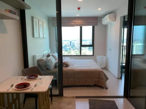 Condo for rent, Life Ladprao, great condo, cool central area The view of the pool is very Pang Puri, you have to jump, come and rent!!! images