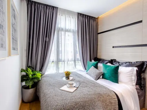 For rent: Magnix Ramintra 21, beautiful room, complete set of equipment, 4th floor, not very high, interested, reserve now!