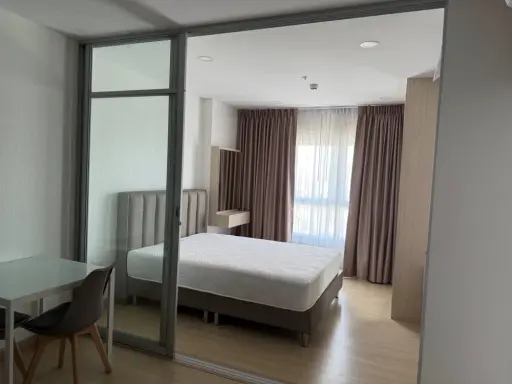 Condo for rent Supalai Veranda Sukhumvit 117, spacious room, comfortable, high-rise city view, comes with complete facilities, don't miss out, book no