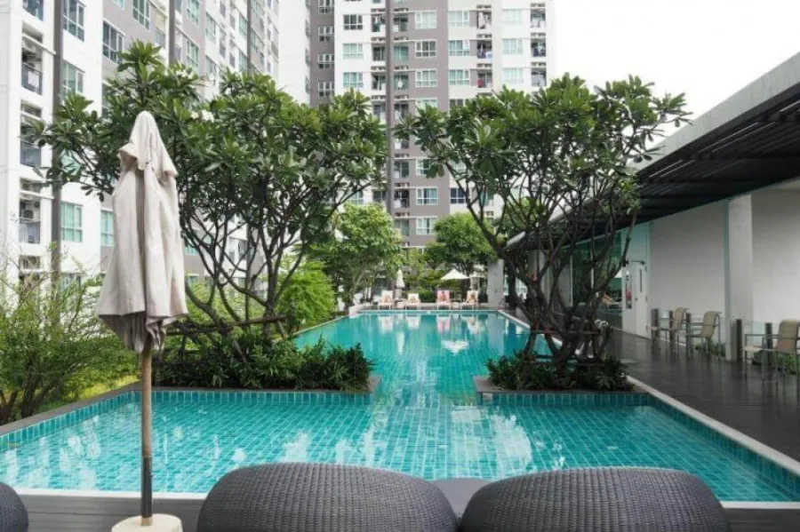 Condo for sale, The Aspire Rama 4, new condo, near BTS, convenient transportation, good location, ready to move in. Don't wait, hurry and grab it!