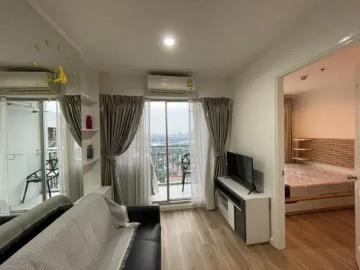 Selling Lumpini Ville Chaengwattana-Pak Kret, very beautiful room, decorated in style. Good like this. Hurry up to reserve before you miss it.
