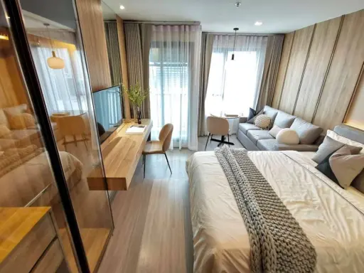 Condo for rent Life Ladprao, very luxuriously decorated. Premium grade furniture Heaven of relaxation. Hurry up to reserve. images