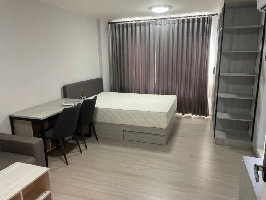 For rent, D Condo Campus Kamphaeng Saen, 6th floor, fully furnished. Ready to move in, hurry and reserve now.