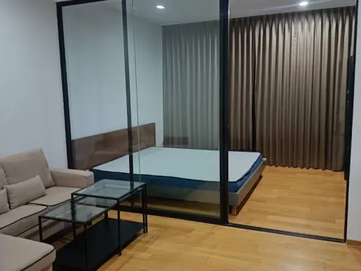Condo for rent, Noble Revo Silom, room separated into private areas. Fully furnished + electrical appliances. Reserve now.
