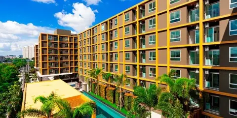 ให้เช่าคอนโด Condo U @ Huamak ห้องพร้อมอยู่ เฟอร์ เครื่องใช้ไฟฟ้าครบ มาแต่ตัวเข้าอยูได้เลย