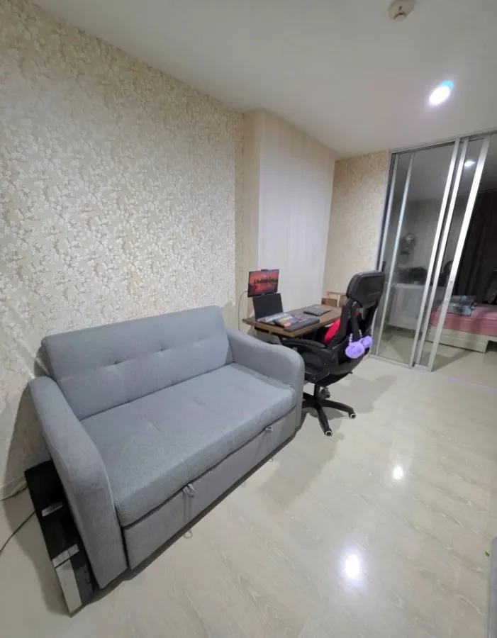 ขาย ให้เช่า Niche id Sukhumvit 113 ห้องน่าอยู่ บิวท์อินเฟอร์นิเจอร์อย่างดี ติดวอลเปเปอร์คุมโทน จองเลย