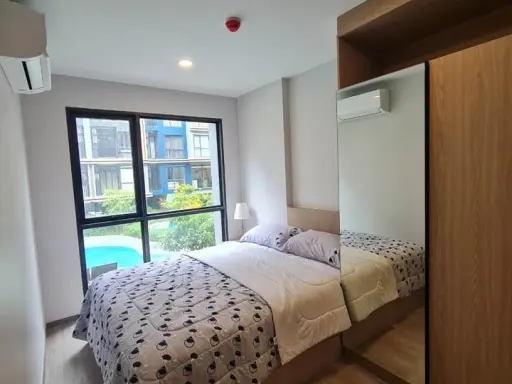 For rent Salaya One Residence, ready to move in, fully furnished, if you don't book, you'll really miss out.