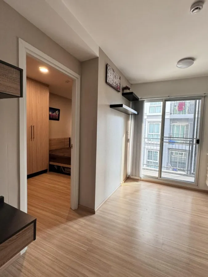 For sale, for rent, Plum Condo, Chaengwattana Station, corner room, private, clearly separated, good price, must book
