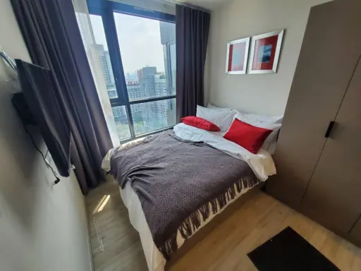 For Rent XT ห้วยขวาง ห้องแต่งน่าอยู่ เฟอร์เครื่องใช้ไฟฟ้าอย่างดี ราคาสุดคุ้ม รีบมาจองก่อนพลาด