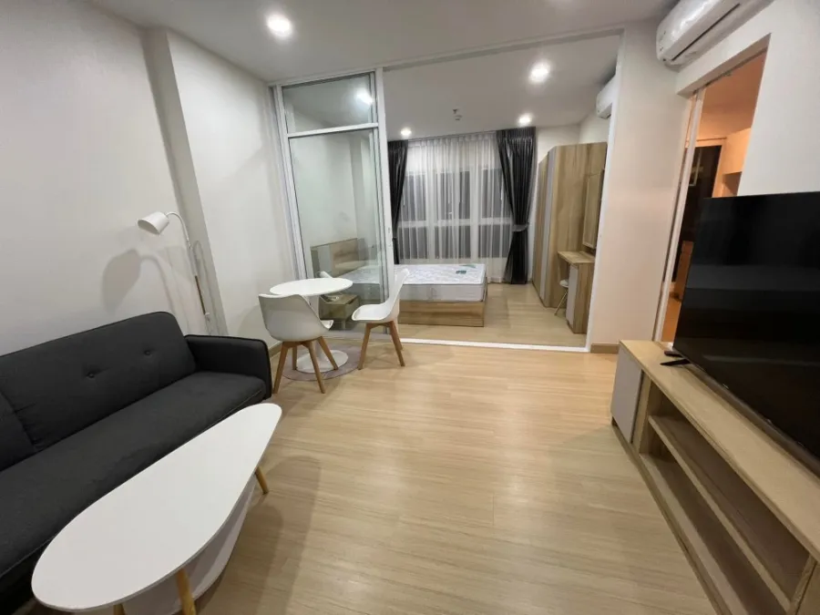 For rent - Supalai Veranda Ramkhamhaeng, spacious room, comfortable, 20th floor, high view, complete here, hurry and reserve.
