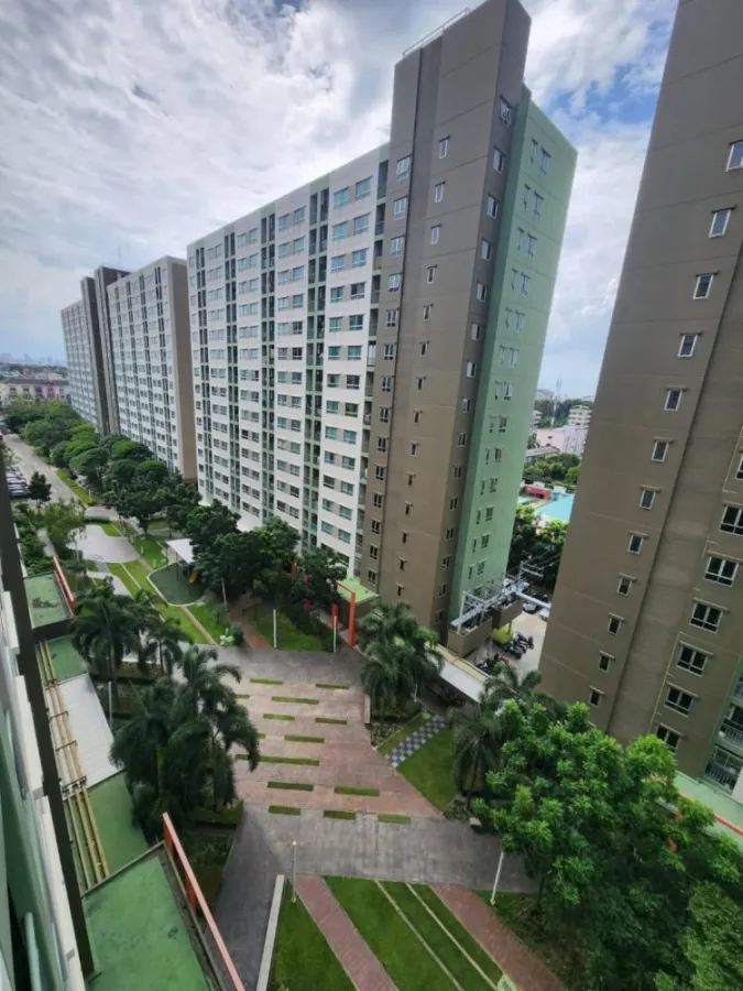 ขาย ให้เช่า ลุมพินี นวมินทร์ ศรีบูรพา ชั้น 9 วิวสวนโครงการ ห้องตกแต่งอย่างดี ติดวอลเปเปอร์ทั้งห้อง จองเลย