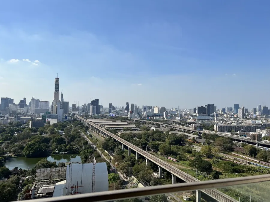 Condo for rent, Circle 2 Living Prototype, high floor, beautiful view, beautiful room, fully furnished and electrical appliances.