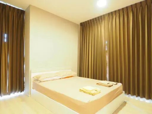 Condo for rent, Condolette Midst Rama 9, nice room, wide size, high floor, beautiful view, don't miss it.