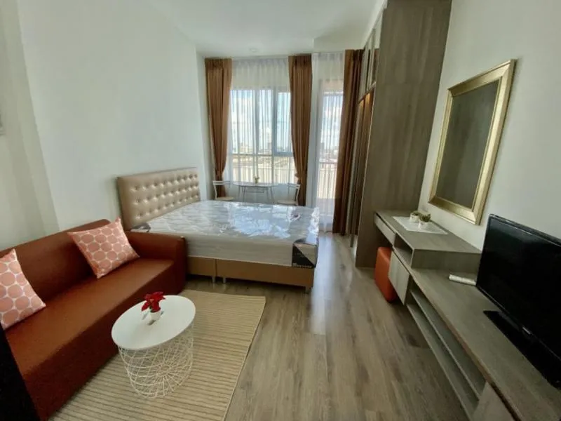 *Rent* Condo Knightsbridge Collage Ramkhamhaeng, beautiful room, beautiful decoration, fully furnished and most importantly, new, very clean, get it.