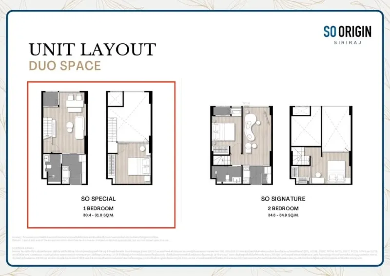 ขายดาวน์ SO Origin Siriraj ห้อง Duo Space เพดานสูง ห้องสวย วิวทิศเหนือ รับลมเย็นทั้งปี ห้ามพลาด