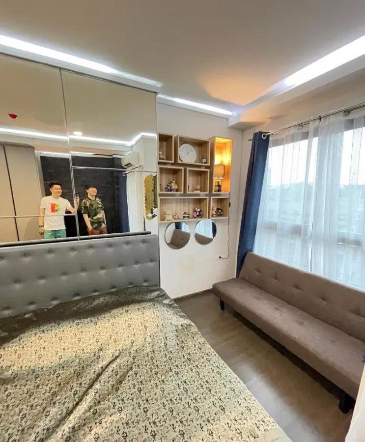 Condo for rent, Ideo Sukhumvit 93, next to BTS, ready to move in, furnished, friendly price, hurry to reserve before it's gone!!