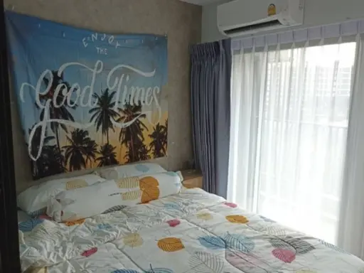 Kave TU for rent, 1 bedroom, 1 bathroom, furniture, electrical appliances, ready to move in, just come and get it.