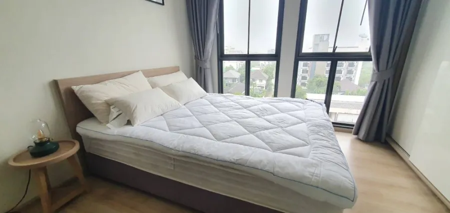 Condo for rent, Chambers On Nut Station, fully furnished, closed kitchen, ready to move in, near the BTS.