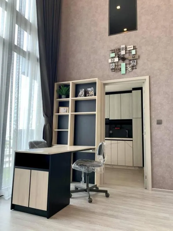 ให้เช่า The LINE sukhumvit 101 duplex ขนาด 44 ตร.ม. ติด BTS ปุณณวิถี เฟอร์ครบ ย้ายเลยอย่ารีรอ