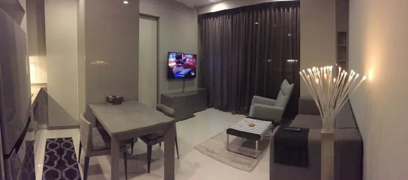 Condo for rent, M Silom, beautiful room, luxury Fully furnished, great location, near BTS, near MRT, immediately reserve.
