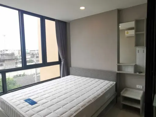 Condo for rent: The Cube Station Ramintra 109. The room is divided into sections. Clear zone division, good price, book now.