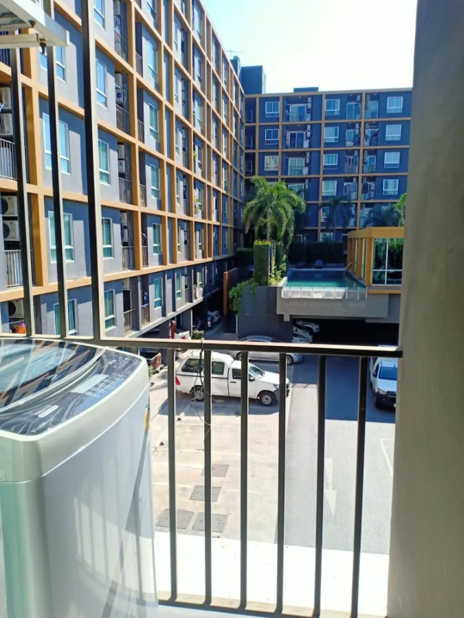 For rent, Condo U@Huamak Station, 1 bedroom, 1 bathroom, nice bed, fully furnished, hurry up and reserve now.