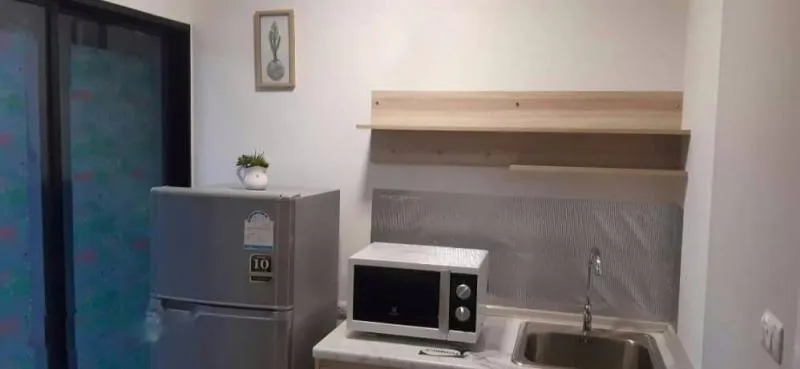Condo for rent, Plum Condo Mix Chaengwattana, 2nd floor, near the seventh Fully furnished, ready to move in. Urgent.