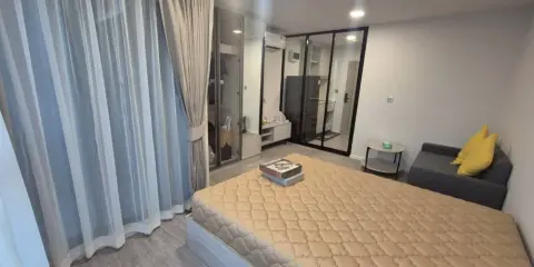 For rent condo Atmoz Tropicana Bangna ห้องกั้นแยกเป็นสัดส่วน แบ่งโซนชัดเจน ราคาคุ้ม พลาดแล้วจะเสียดาย