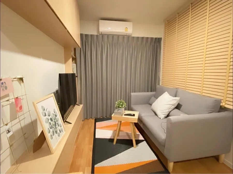 For rent, Lumpini Ville Pattanakarn-Srinakarin, 12th floor, beautiful view, beautifully decorated, just carry your bags and move in. Reserve now.